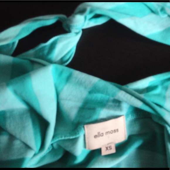 ELLA MOSS fitted crossover vneck sleeveless top XS - Picture 5 of 5